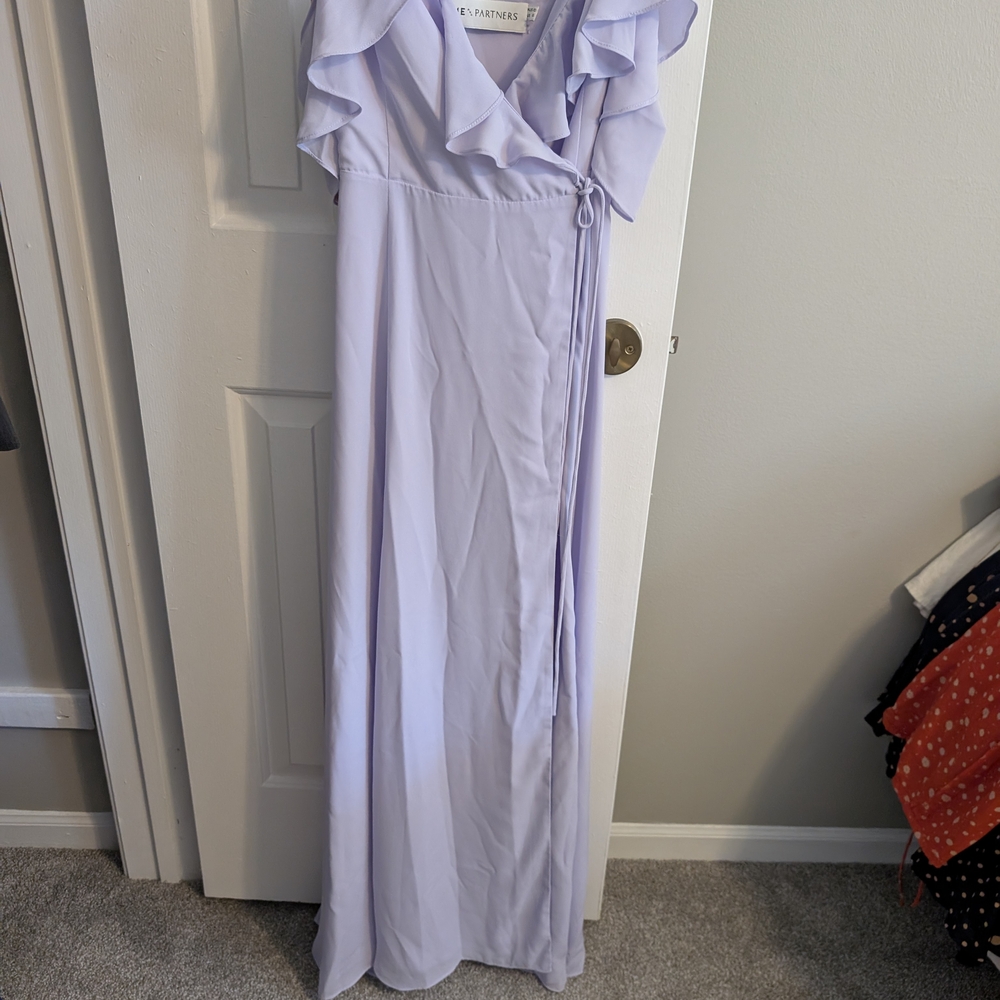 Fame and Partners Light Purple Maxi Dress